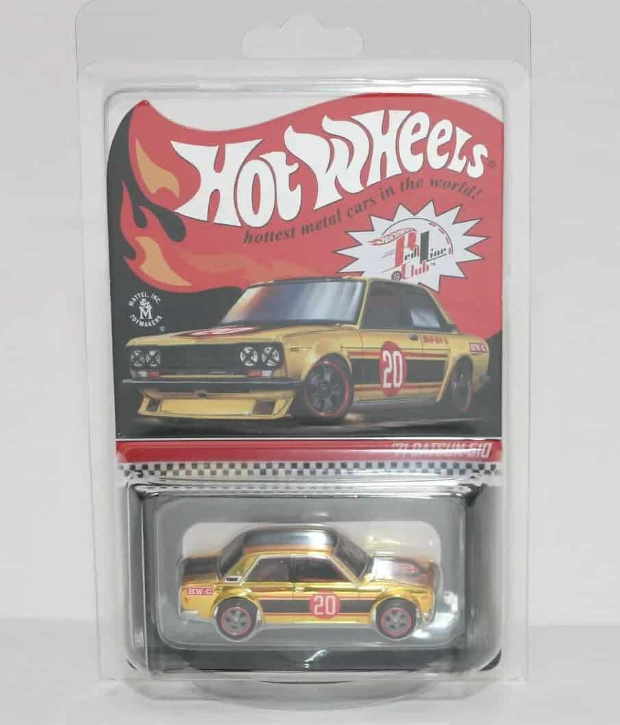 Hot Wheels 2020 RLC '71 Datsun 510, Exclusivo del Club Red - Imagen 3