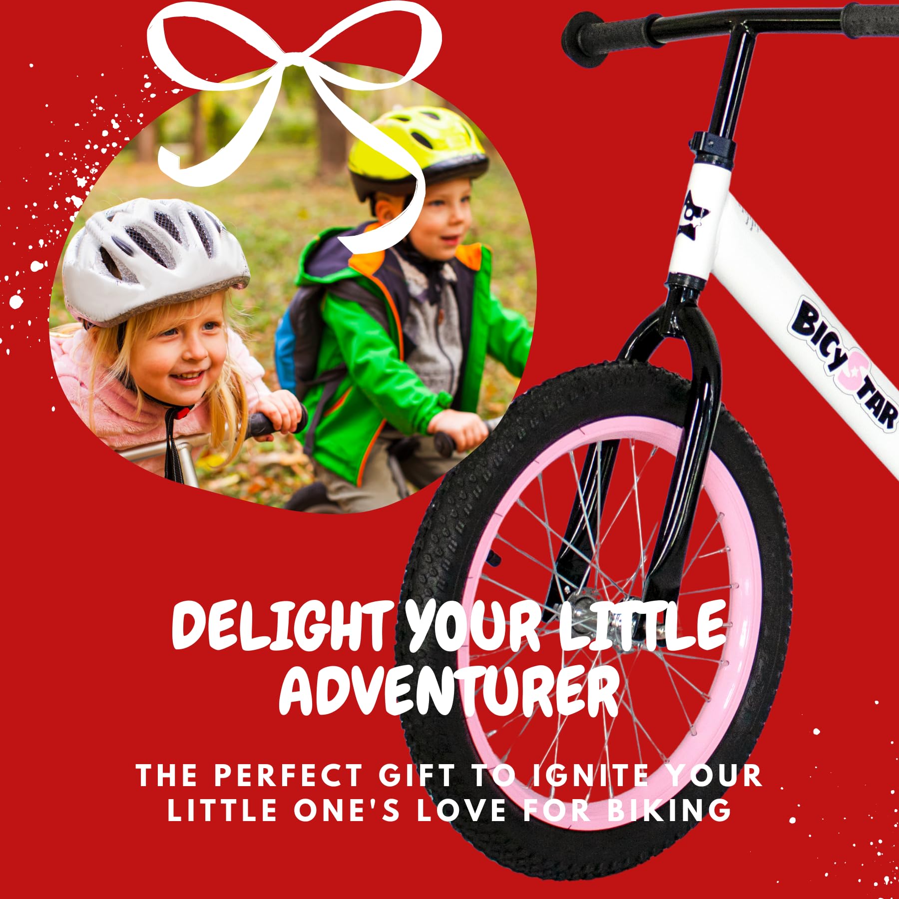 Bicicleta de Equilibrio Bicystar de 16 Pulgadas, Bicicleta - Imagen 7