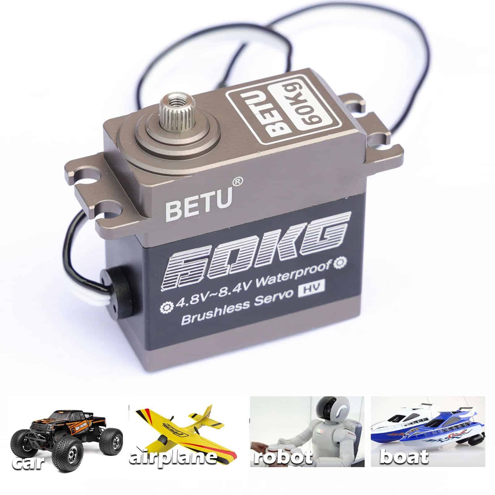 Servo Brushless BETU 60kg, Servo de Alta Velocidad, Servo - Imagen 7