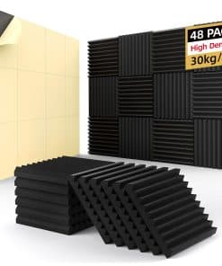 Paneles Acústicos Autoadhesivos, Espuma de Alta Densidad de