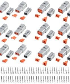 Kit de Conector Deutsch DTP 120 PCS 2 4 Pines Conectores