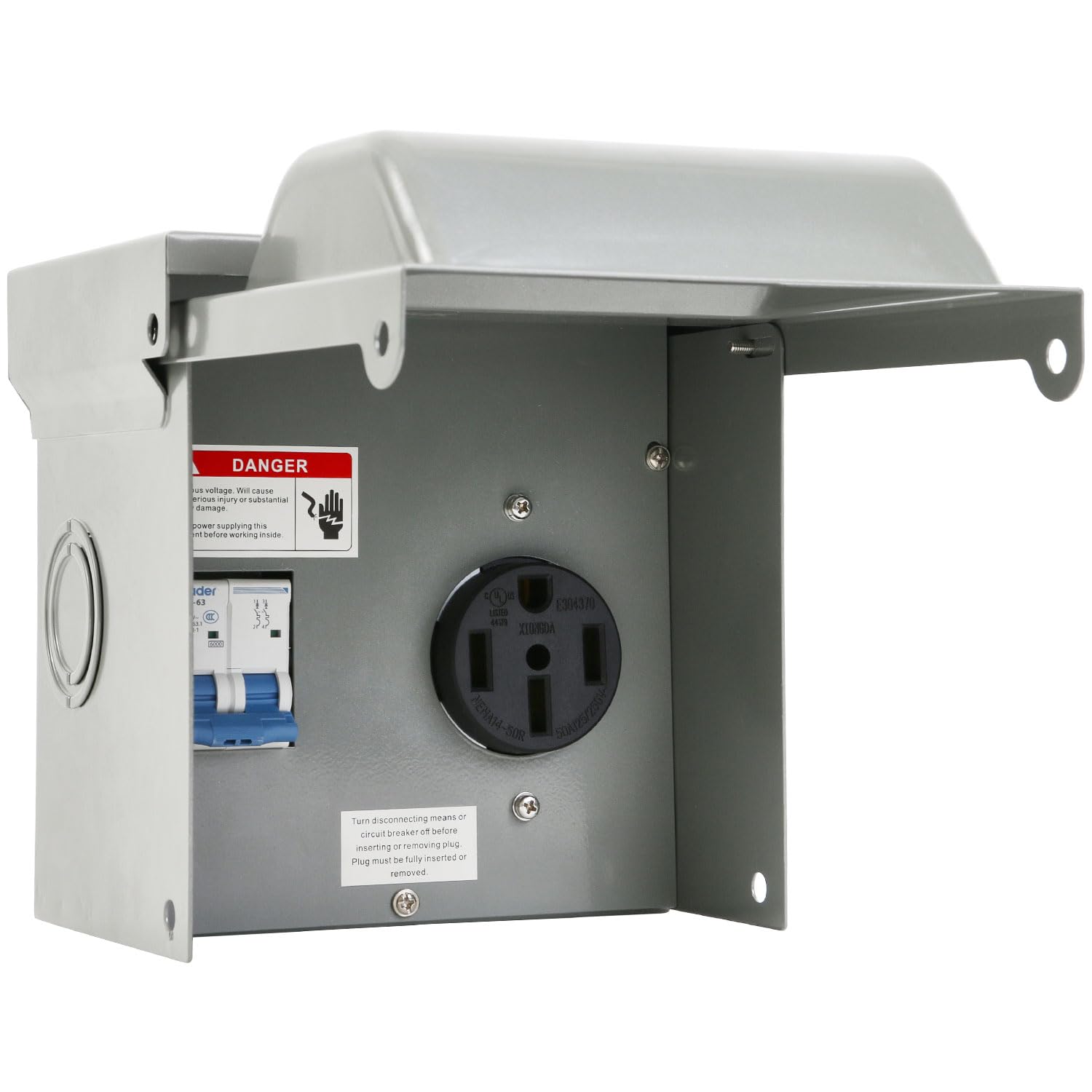 Panel de salida de corriente temporal Kinchoix,