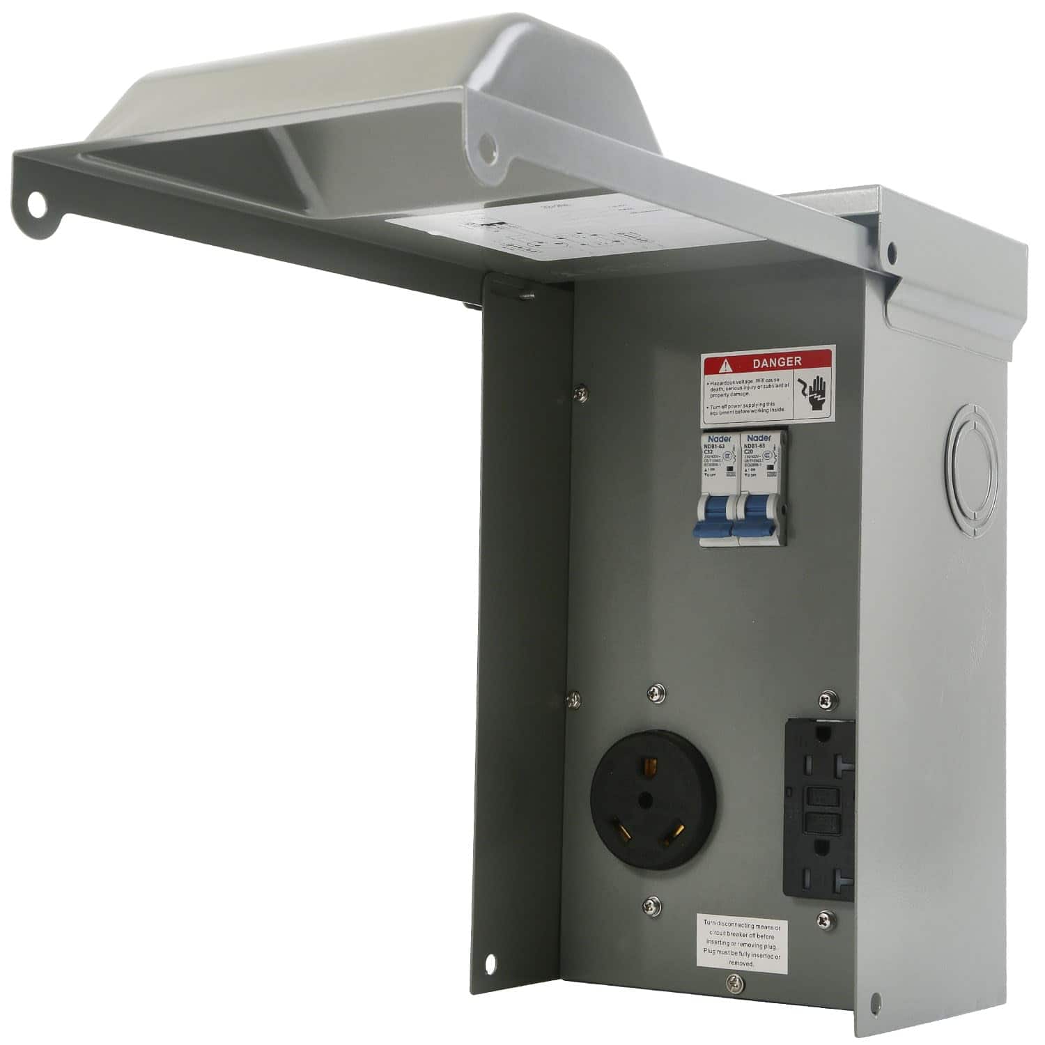 Panel de salida de energía temporal Kinchoix, toma de