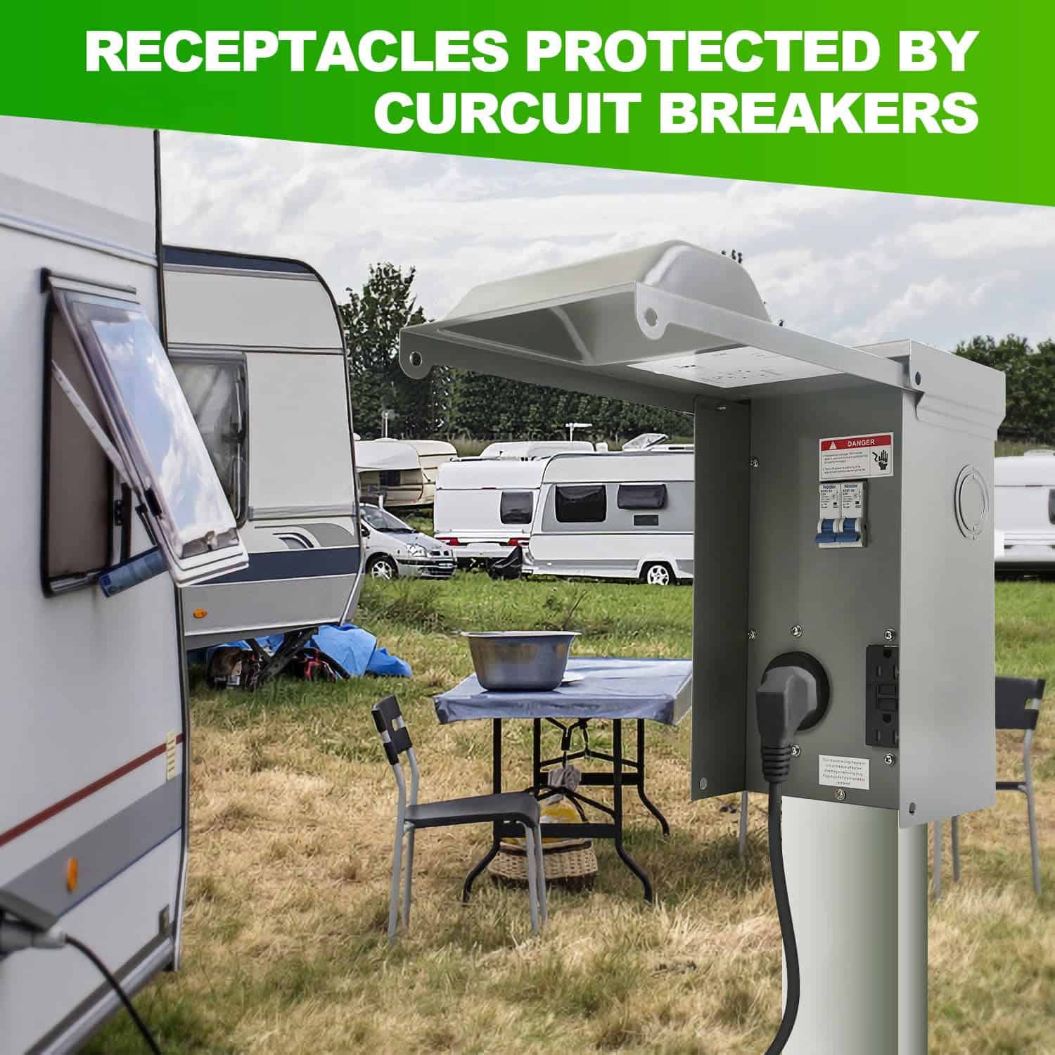 Panel de salida de energía temporal Kinchoix, toma de - Imagen 3