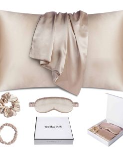 Funda de Almohada de Seda 100% Morera ANNIKA para Cabello y