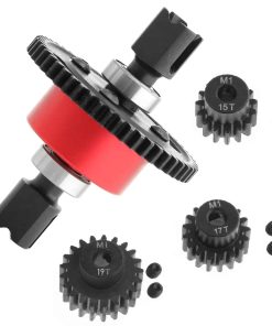 Juego de diferencial central 50T con piñones 15T 17T 19T