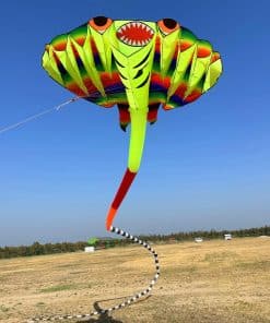 Cometa 3D Gigante Skate Fish Devilfish en el Cielo con Cola