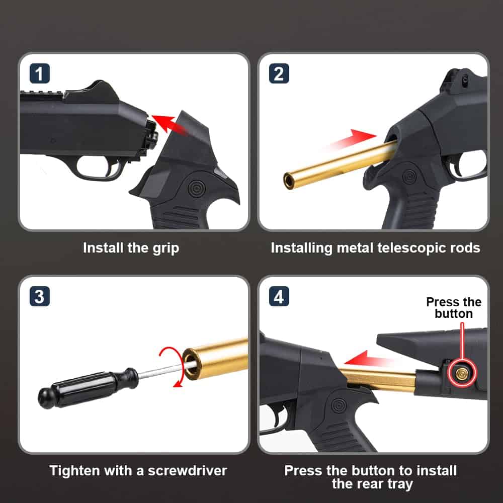 PISTOLAIFY XM1014 EVA Blaster de Juguete de Eyección de - Imagen 5
