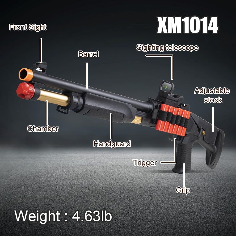 PISTOLAIFY XM1014 EVA Blaster de Juguete de Eyección de - Imagen 7