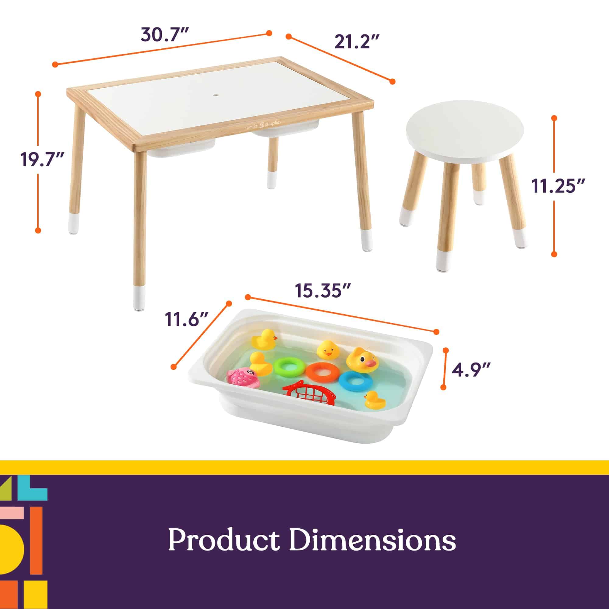 Mesa Sensorial para Niños Special Supplies con - Imagen 5