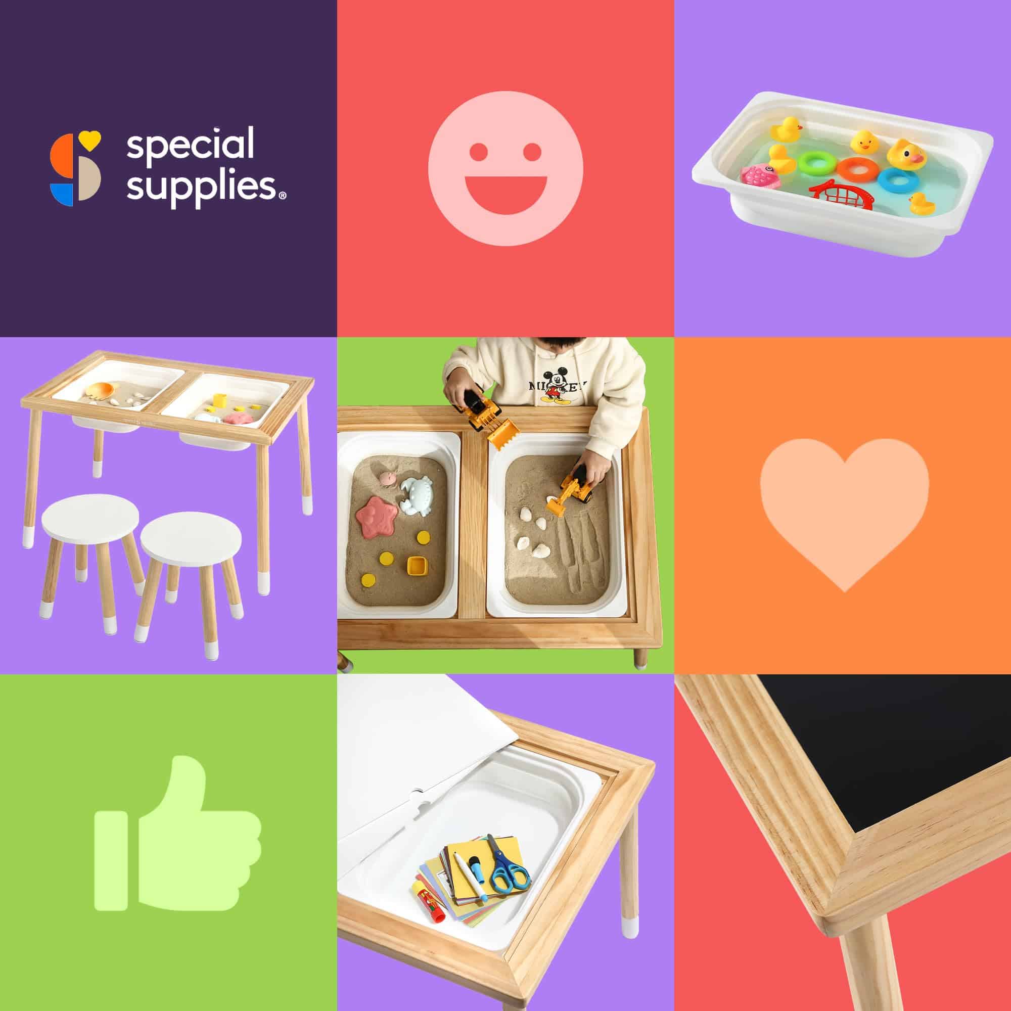 Mesa Sensorial para Niños Special Supplies con - Imagen 10