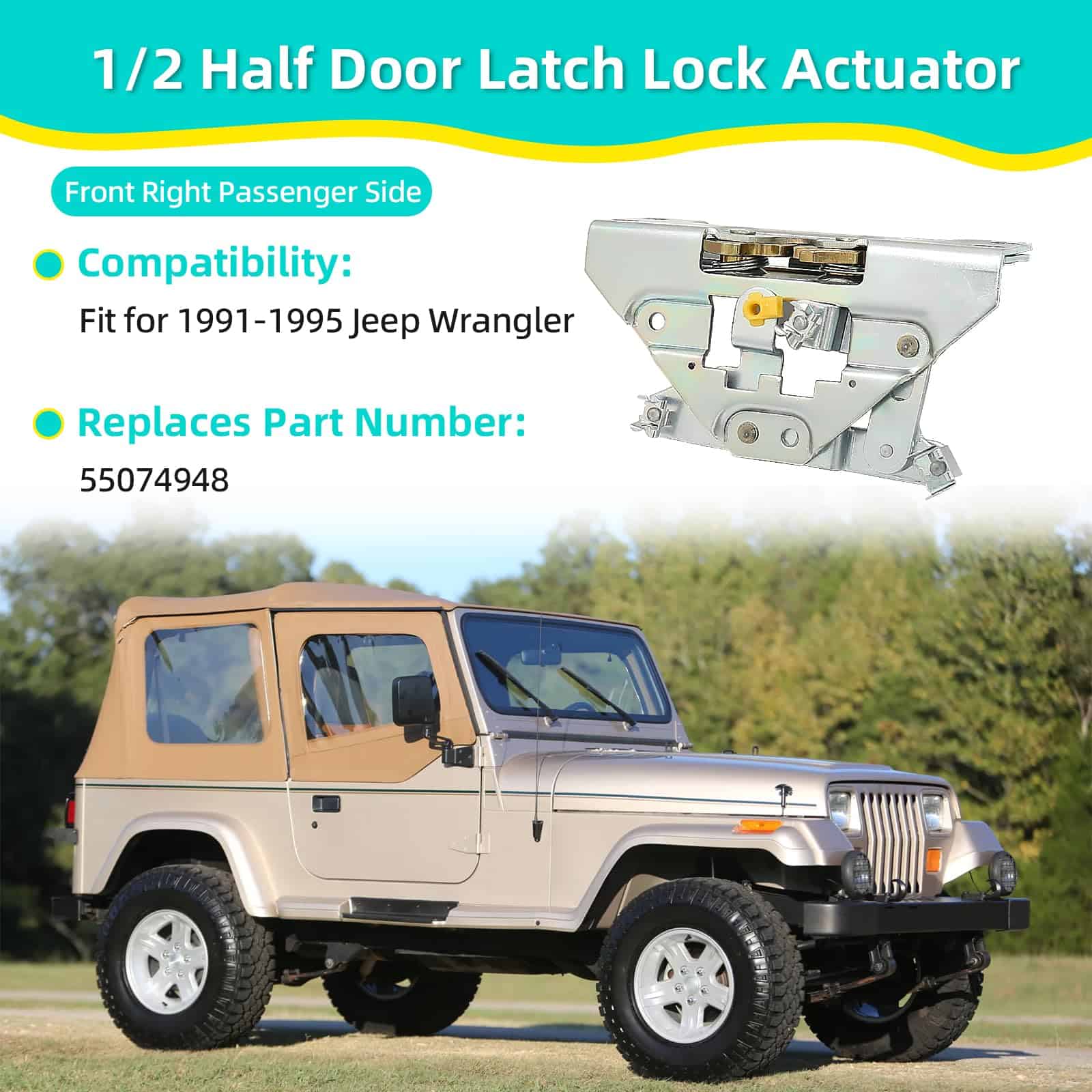 Actuador de cierre de pestillo de puerta completa delantero - Imagen 6