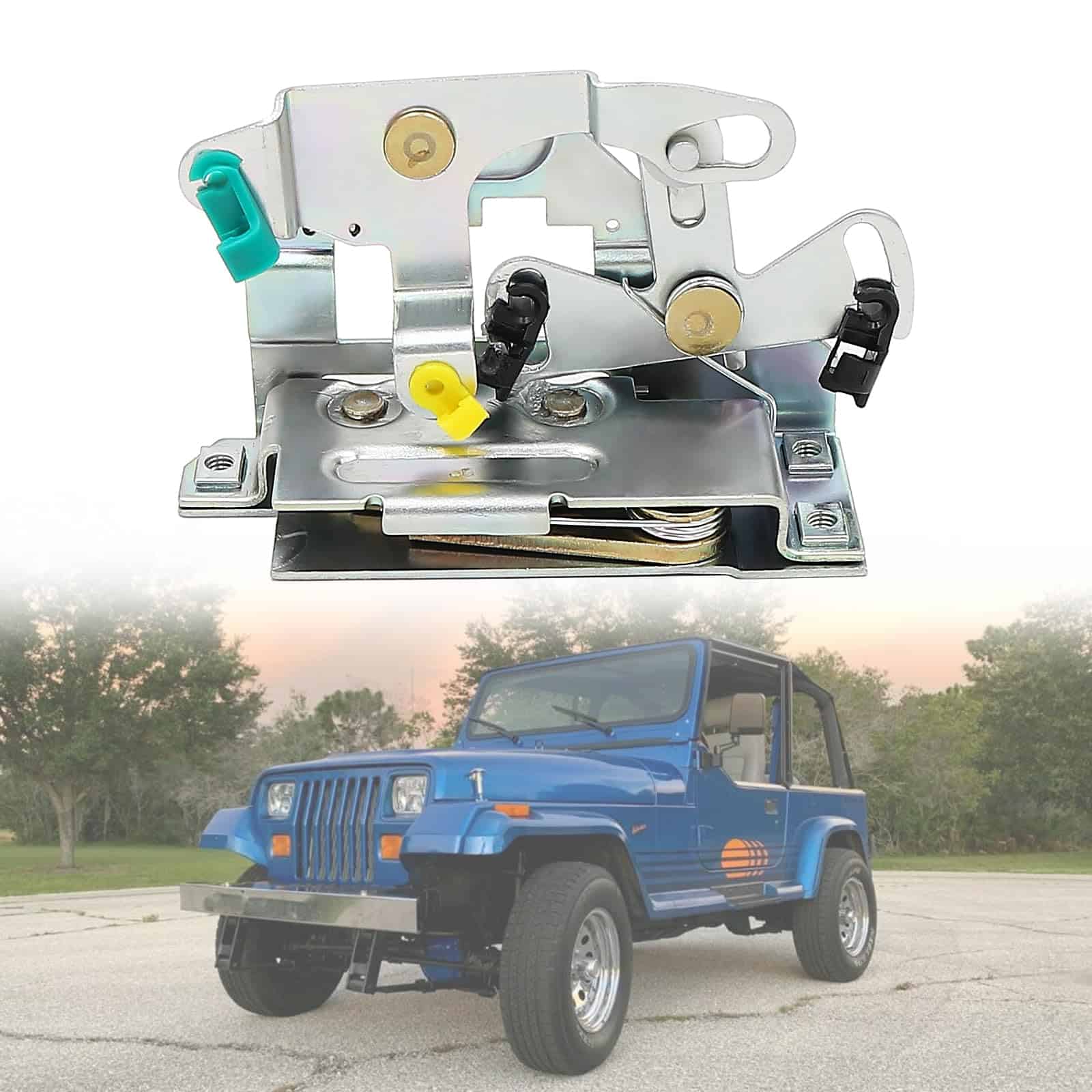 Actuador de cierre de pestillo de puerta de 1/2 mitad