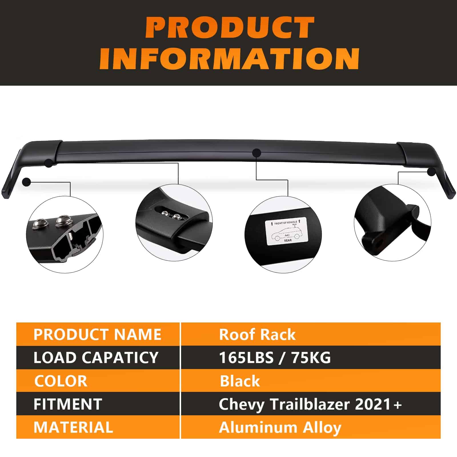 Barras Transversales del Riel del Techo para Chevy - Imagen 7