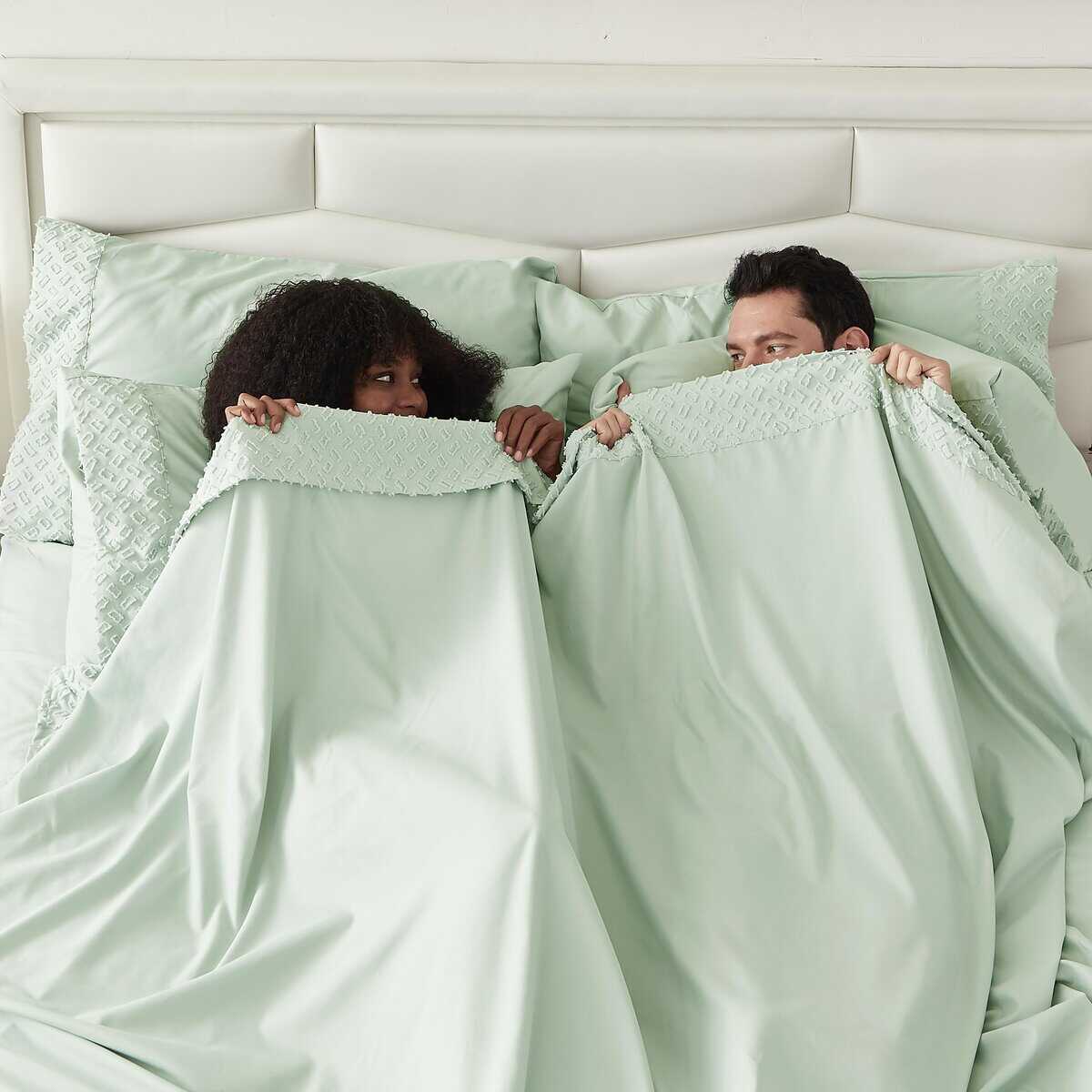 Juego de Sábanas KKN - Juego de Cama de 6 Piezas con Fundas