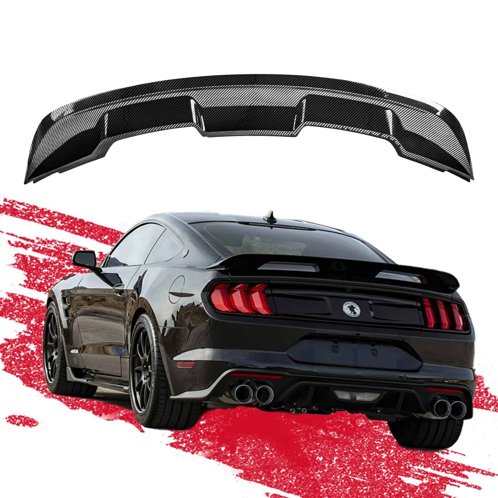 Alerón AAriguthel 2015-2023 Mustang Ecoboost Compatible con