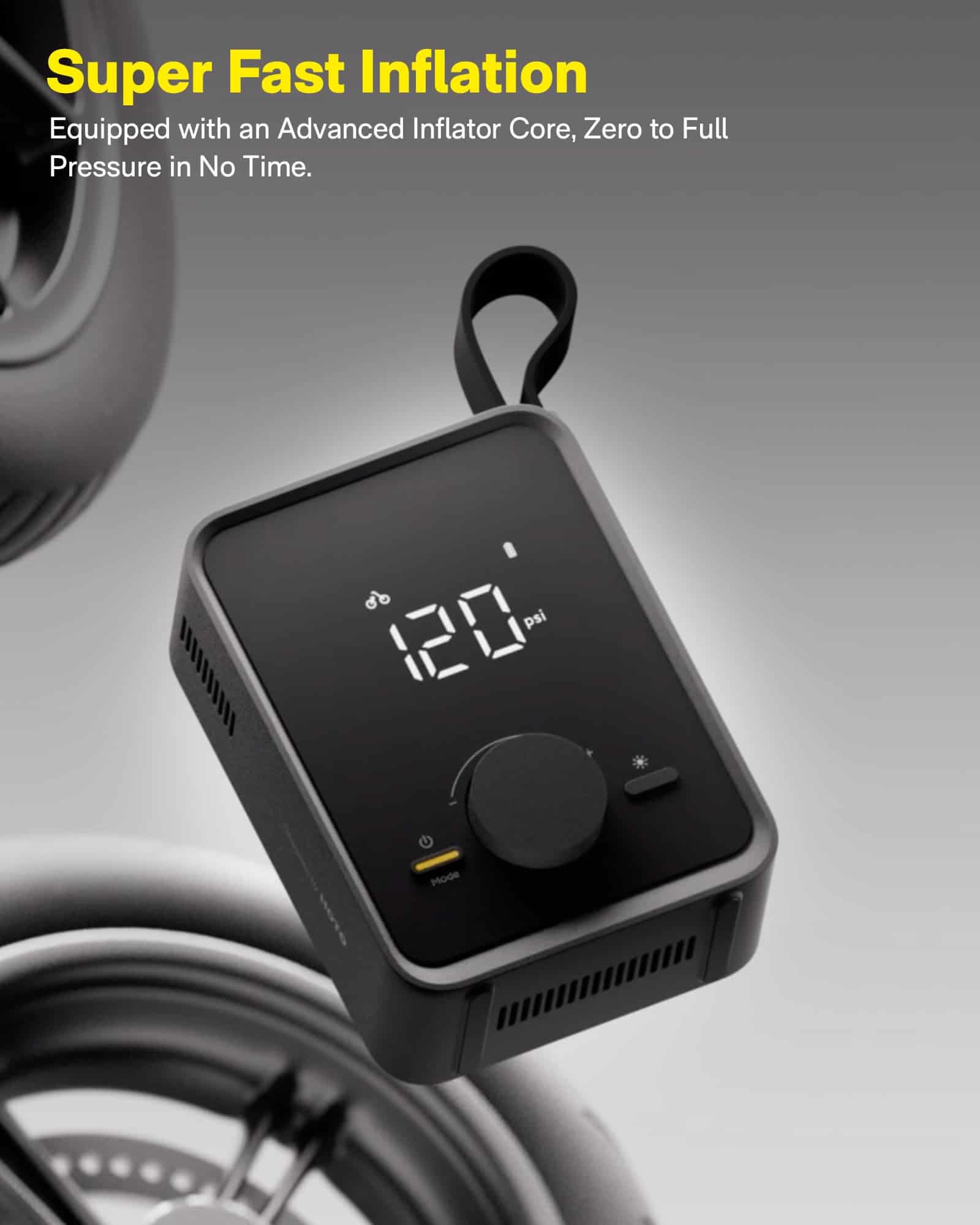 Inflador de Neumáticos Portátil HOTO, Bomba de Aire - Imagen 4