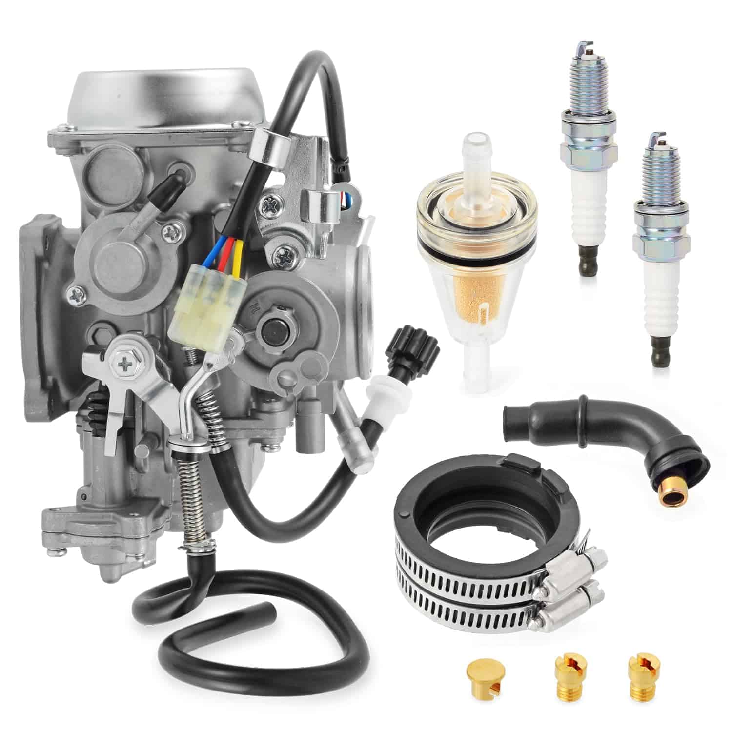 Carburador e Intake Manifold para Honda VTX1300 VTX1300C - Imagen 4