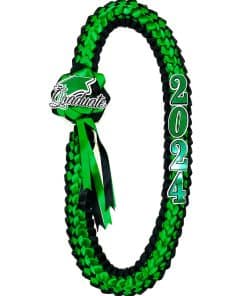 Lei de cinta doble trenzada hecha a mano para graduación