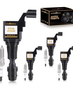 Conjunto de 4 Bobinas de Encendido UF491 y Bujías de