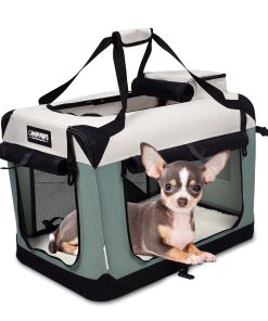 Jaula para Perros JESPET Suave, 3 Puertas, Transportín