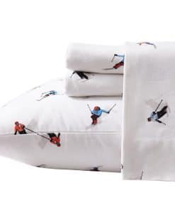 Juego de Sábanas de Franela King Estampadas de Temporada