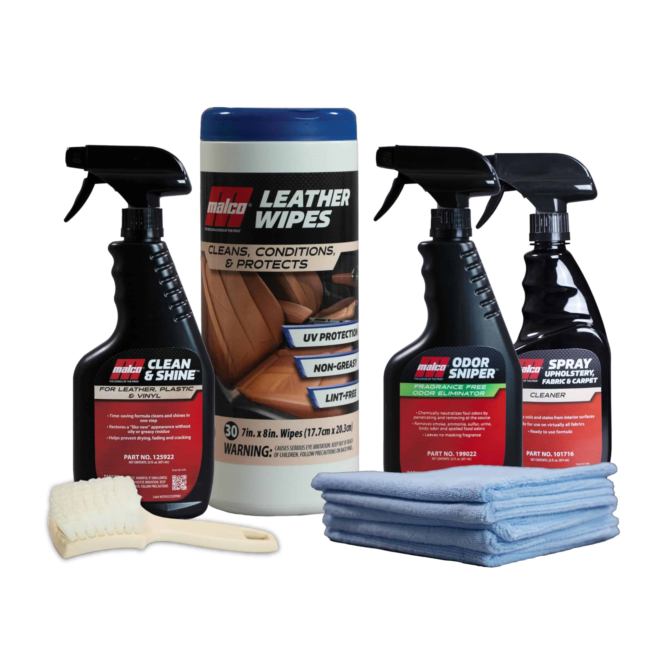 Kit de Detallado de Interiores de Automóviles Malco - El