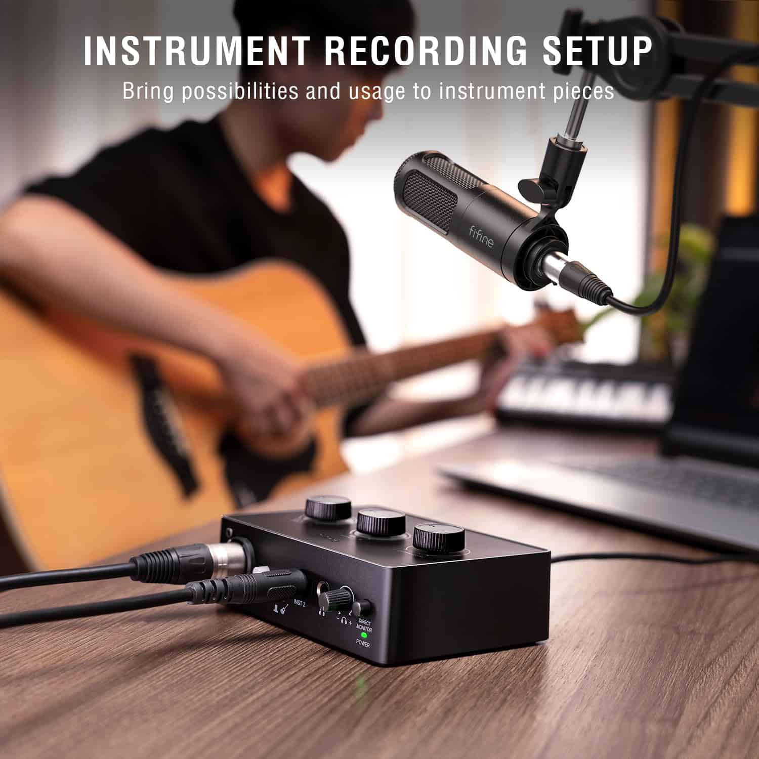 Kit de Equipo de Podcast FIFINE, Set de Grabación Musical - Imagen 4