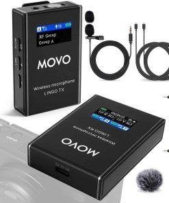 Sistema de Micrófono Inalámbrico Lavalier Movo Lingo de 48