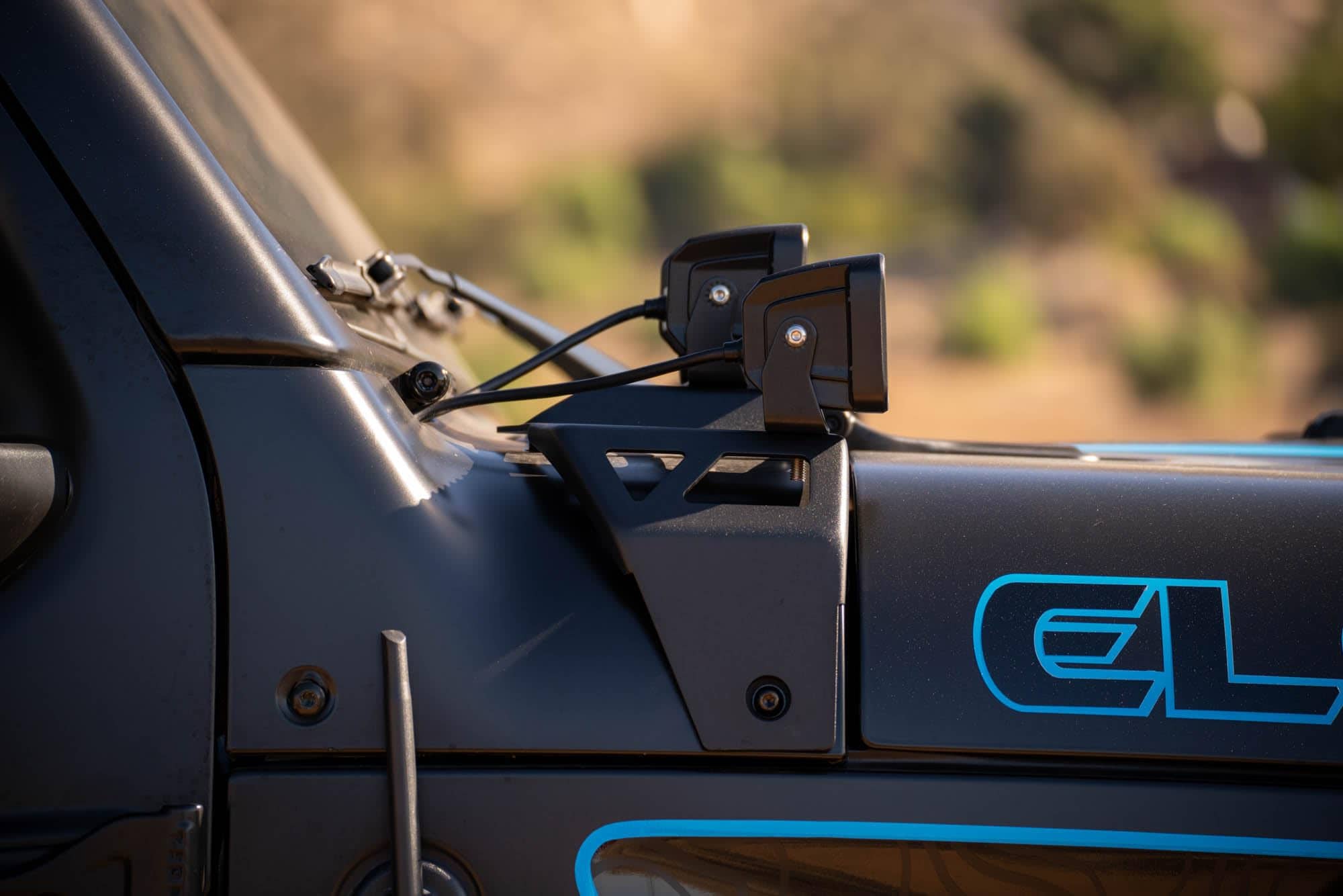 Soportes de Luz Dual para el Jeep Wrangler JL 4xe 2021-2023 - Imagen 8