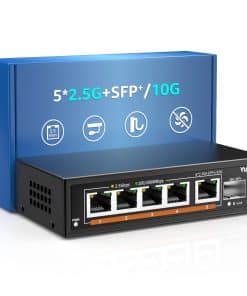 Switch Ethernet No Administrado de 6 Puertos 2.5G, 5 x