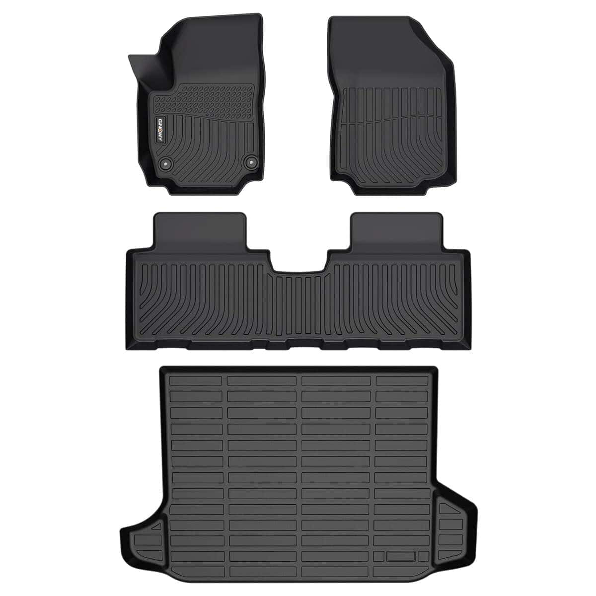 GINOWY - Tapetes para piso y forro de maletero para Chevy