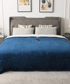 Manta Eléctrica WOOMER [Garantía de 5 -Azul Marino