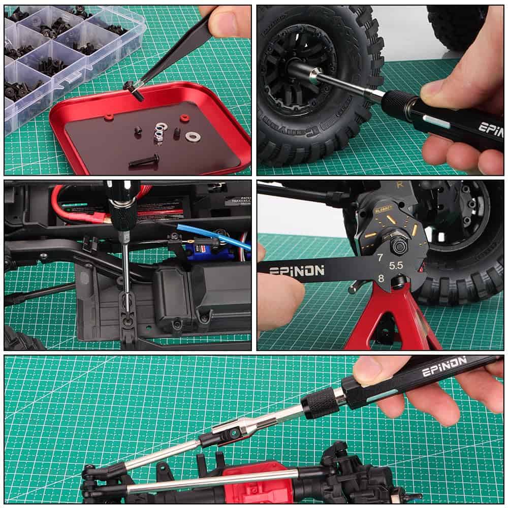 Soporte de trabajo para reparación de automóviles RC EPINON - Imagen 7