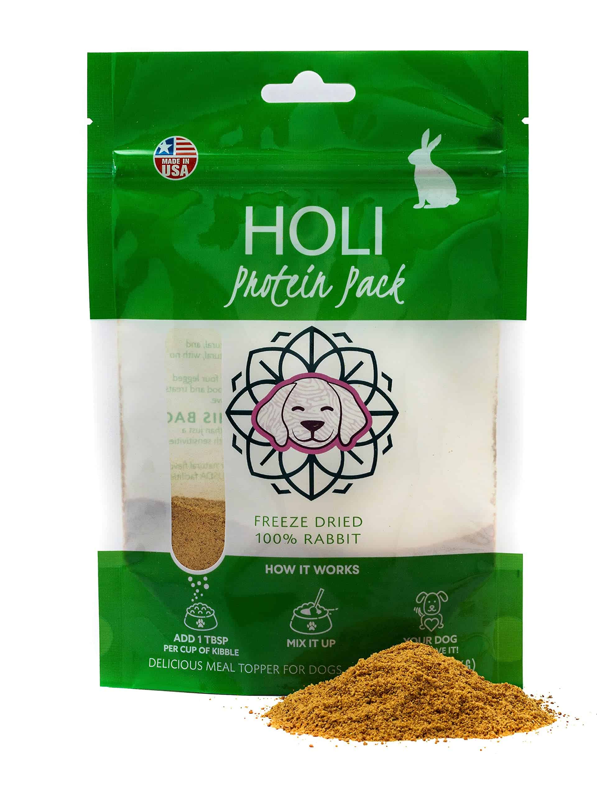 HOLI Freeze Dried Dog Food Topper - 3 Pack 2oz/Bolsa - Imagen 6