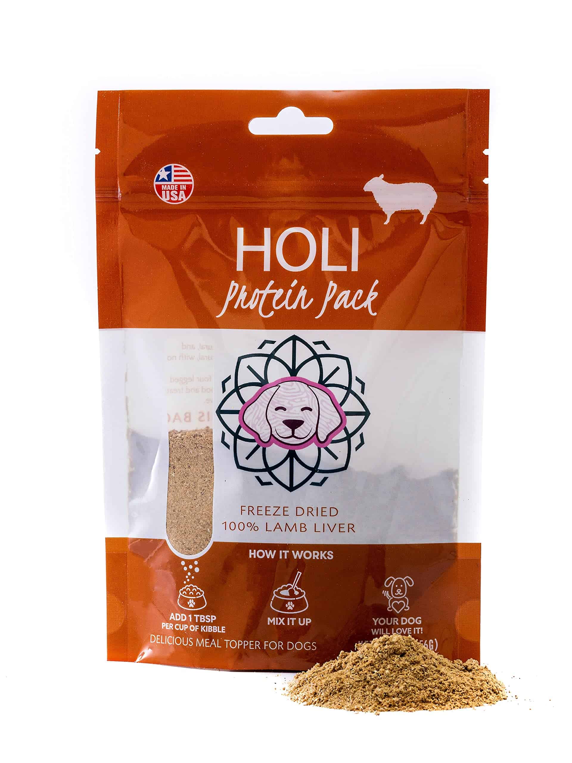 HOLI Freeze Dried Dog Food Topper - 3 Pack 2oz/Bolsa - Imagen 5