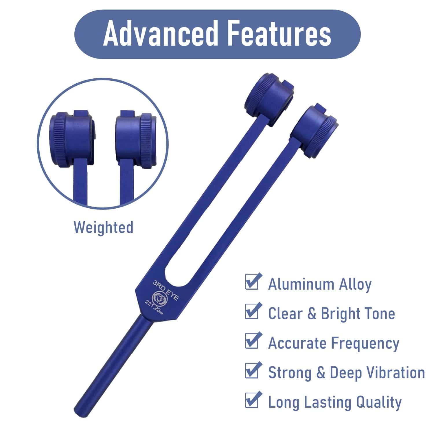 Juego de Diapasones de Chakra BYZVUN para Sanación, 7 - Imagen 6