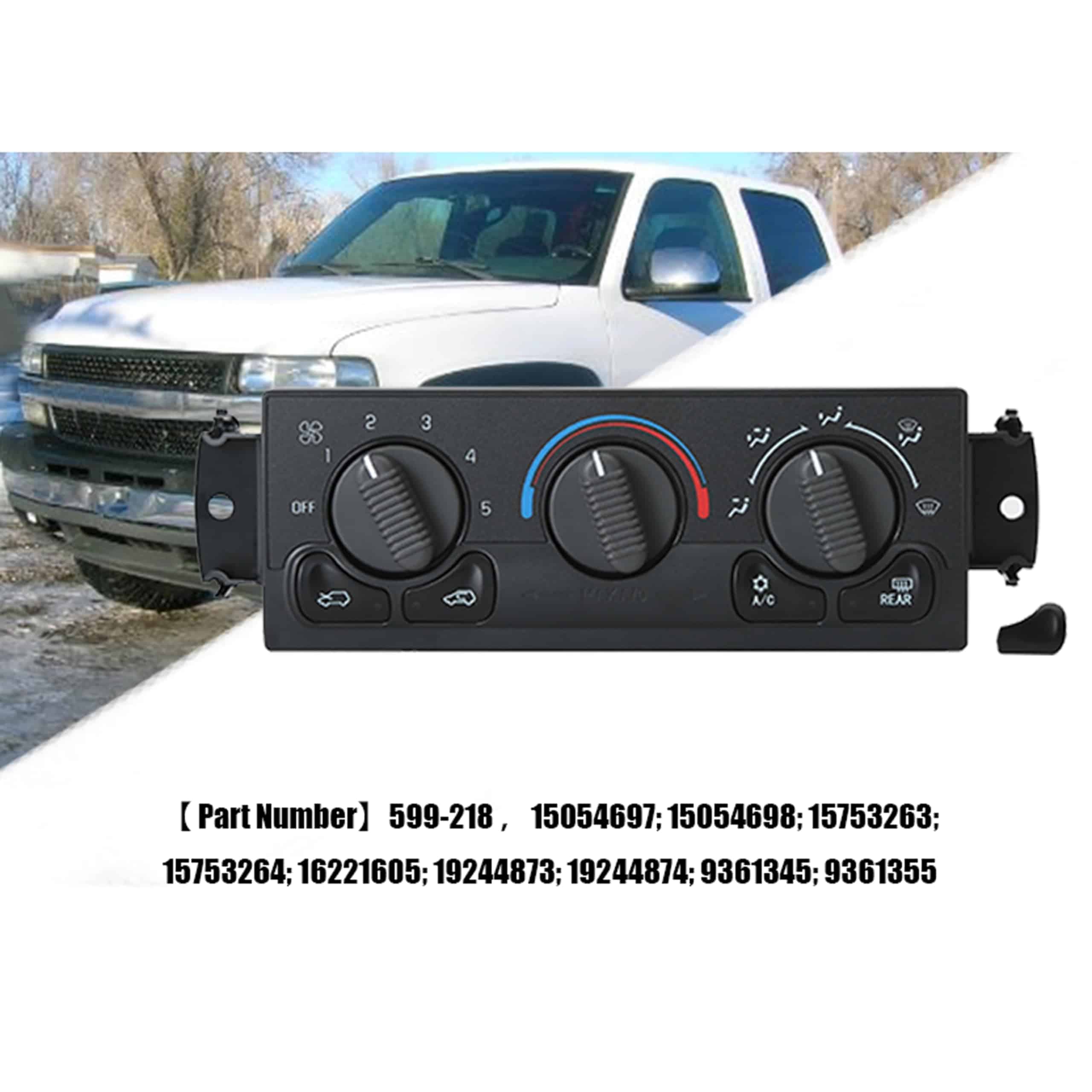 Módulo de Control de Clima Frontal A/C Heater FITIPICI - Imagen 3