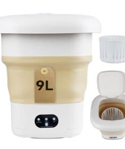 Pequeña Lavadora Portátil, Mini Lavadora, 9L Capacidad