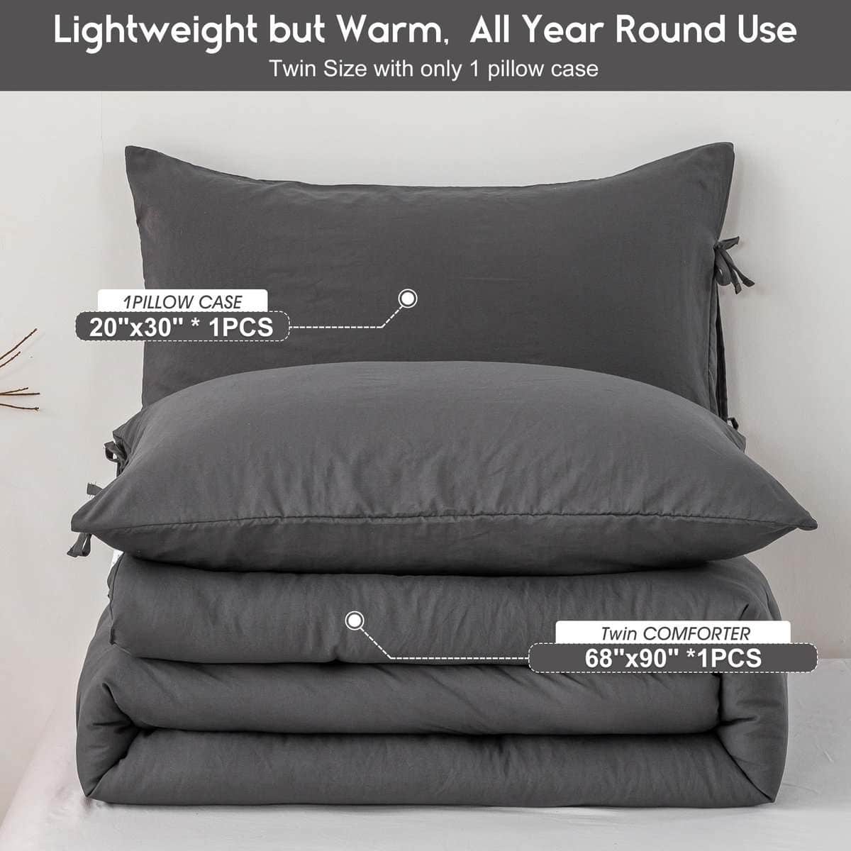 Juego de Edredón Twin Size BOHOPOPM Softness - Manta de - Imagen 7