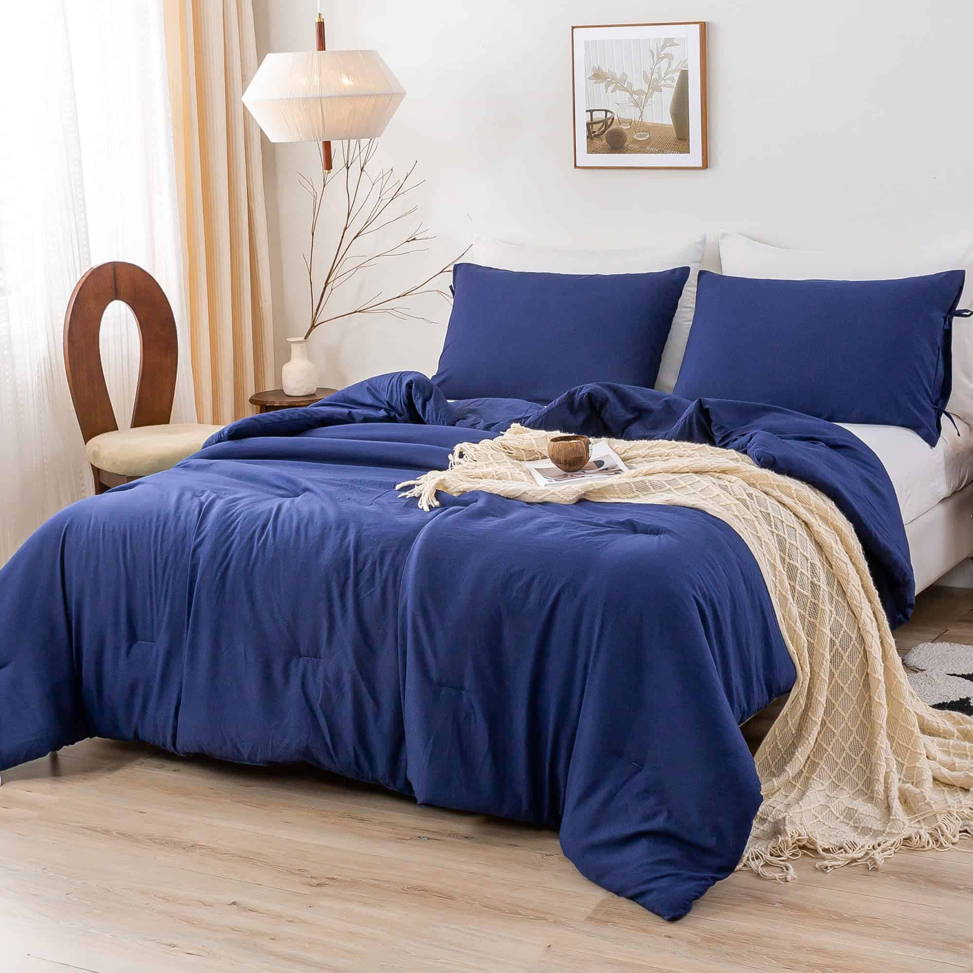 Set de Confort Cal King BOHOPOPM, Tejido Comfortable de