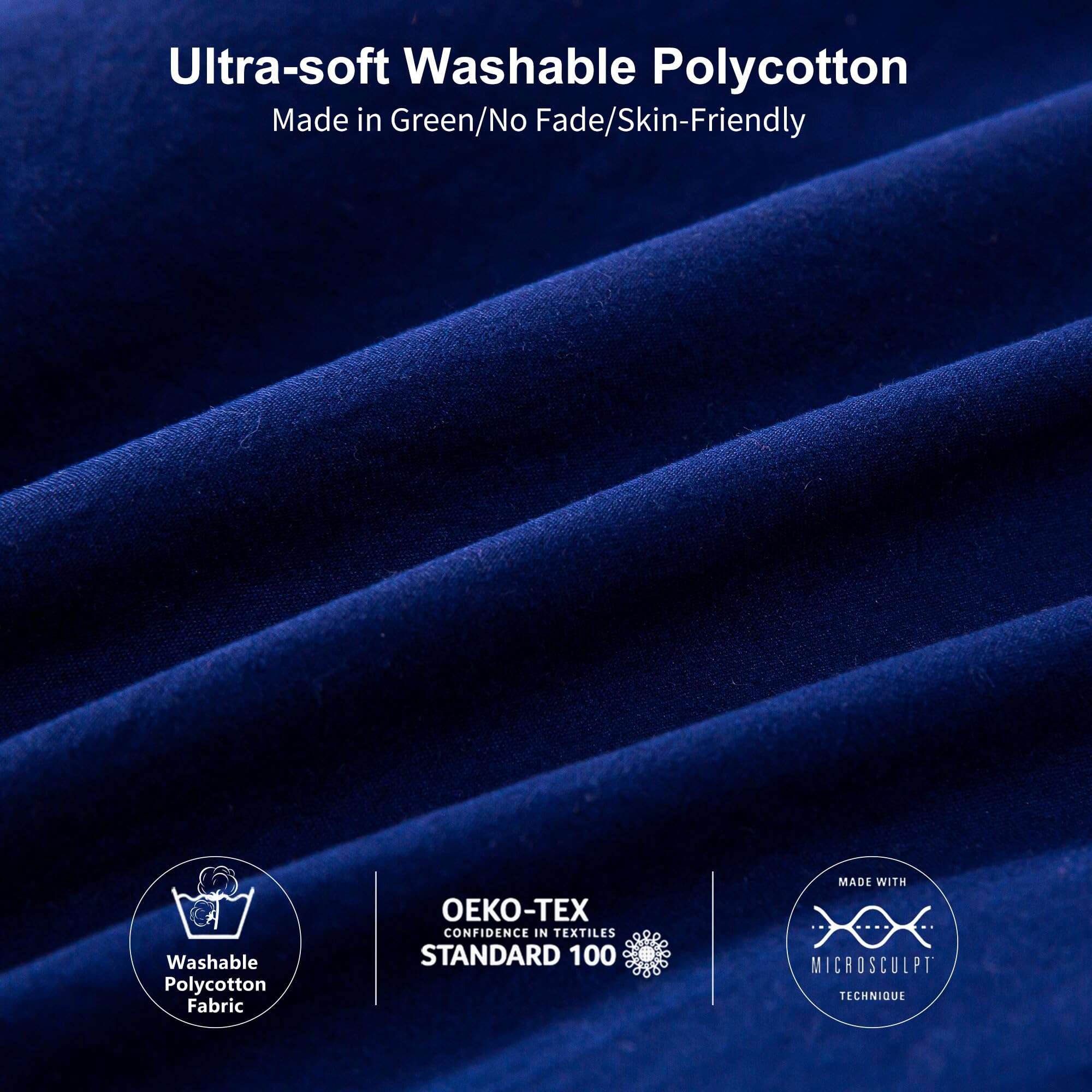 Set de Confort Cal King BOHOPOPM, Tejido Comfortable de - Imagen 8