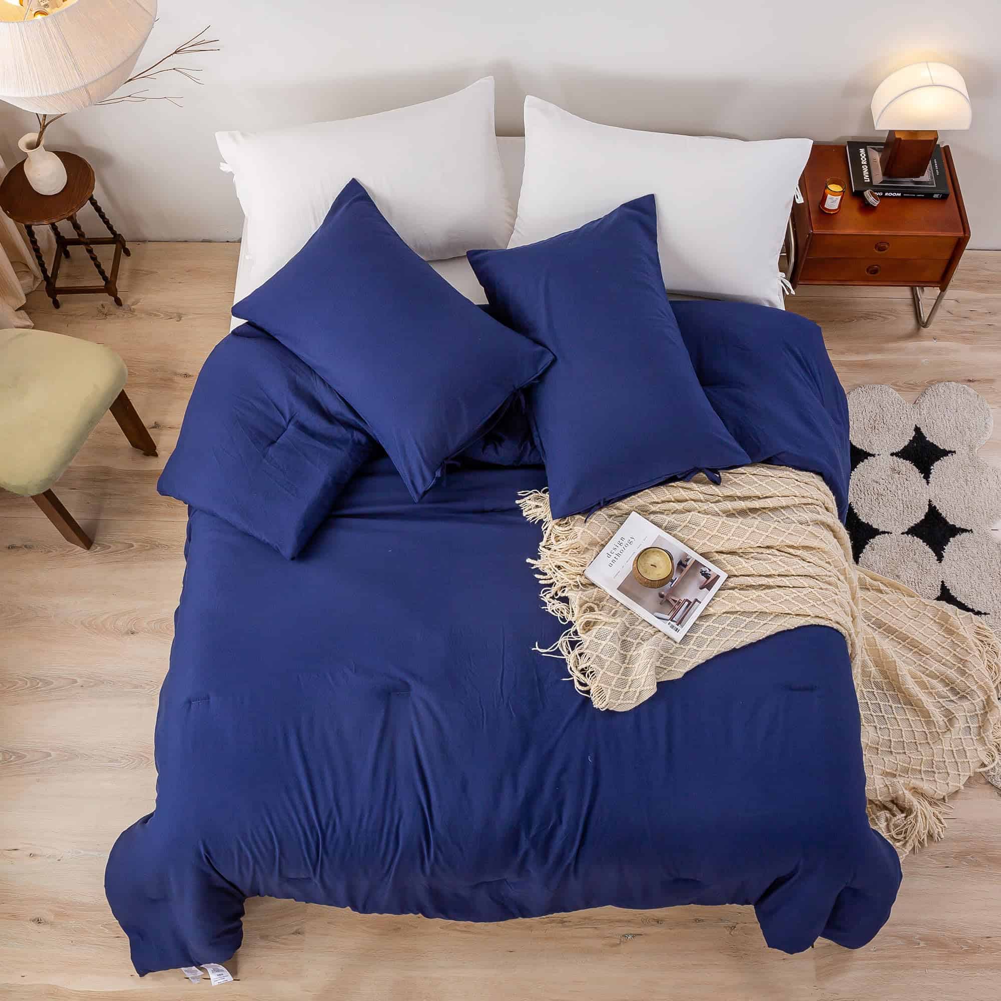 Set de Confort Cal King BOHOPOPM, Tejido Comfortable de - Imagen 9