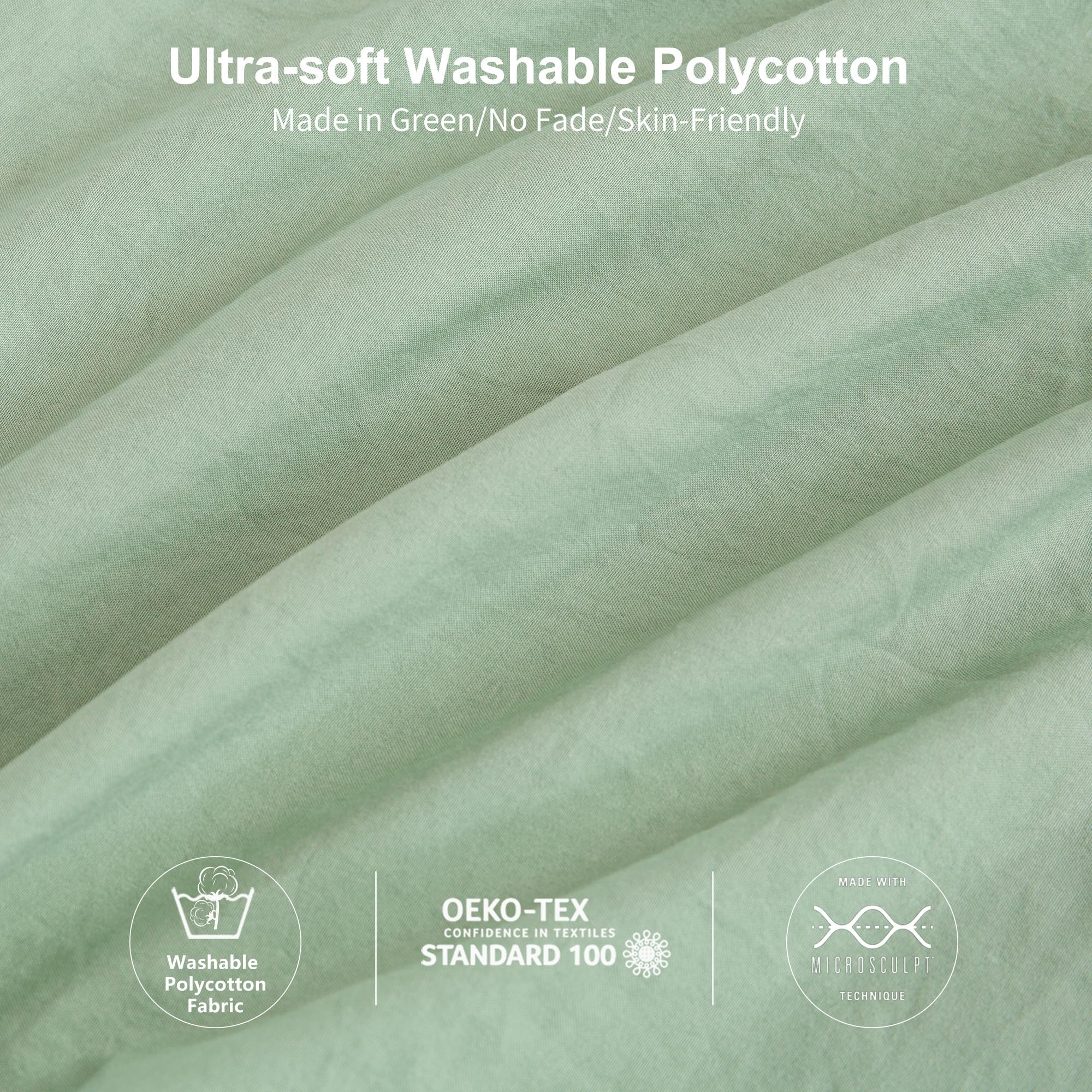 BOHOPOPM Juego de Edredón Queen Size Ultra Suave - Acogedor - Imagen 7