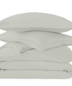 Duvet Cover Whisper Organics - 100% Algodón -Pewter