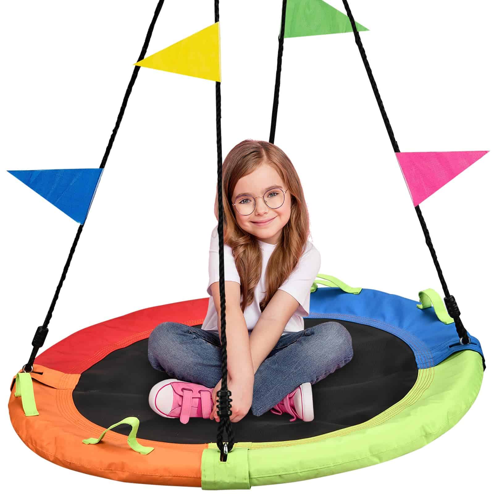 Columpio de Árbol HeyZoo, Columpio Volador -Multicolor