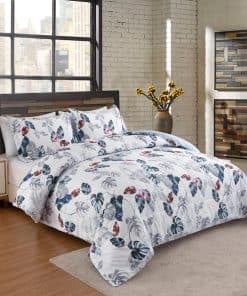 Set de Edredón de 3 Piezas de Lujo Ultra Suave y Esponjoso