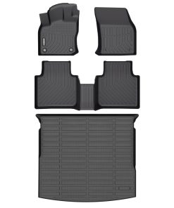 GINOWY - Tapetes de piso y protector de maletero para