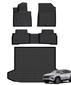 Juego de Tapetes para Automóvil y Tapete de Carga Jenofa