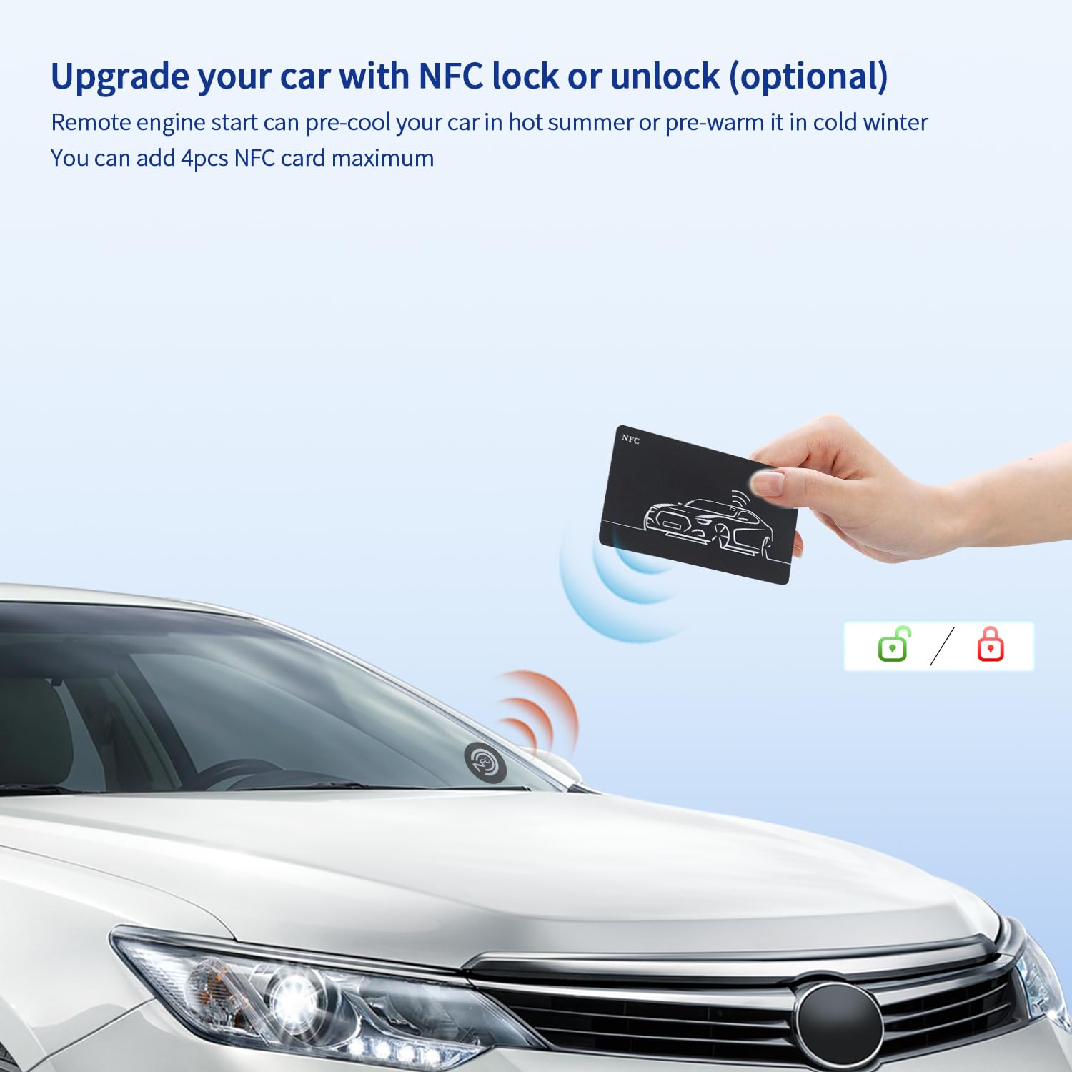 Alarma de coche EASYGUARD EC002-F02-NFC-NS con entrada - Imagen 6